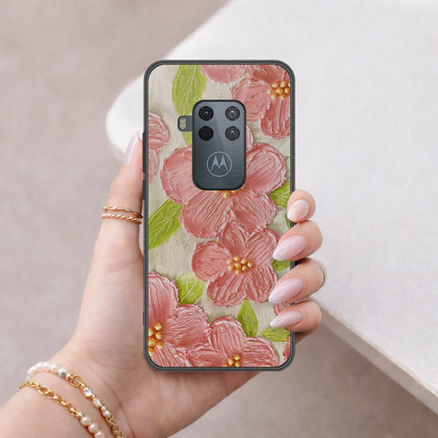Motorola One Zoom Cover - Floral Series 4 - HQ Premium Shine Durable Shatterproof Case