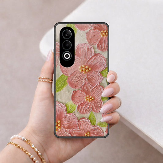 Oppo K12 Plus Cover - Floral Series 4 - HQ Premium Shine Durable Shatterproof Case