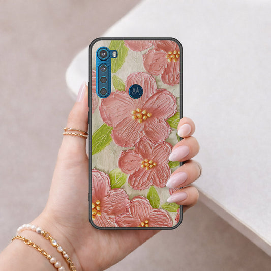 Motorola One Fusion Plus Cover - Floral Series 4 - HQ Premium Shine Durable Shatterproof Case