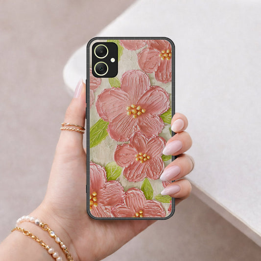 Samsung Galaxy F14 Cover - Floral Series 4 - HQ Premium Shine Durable Shatterproof Case