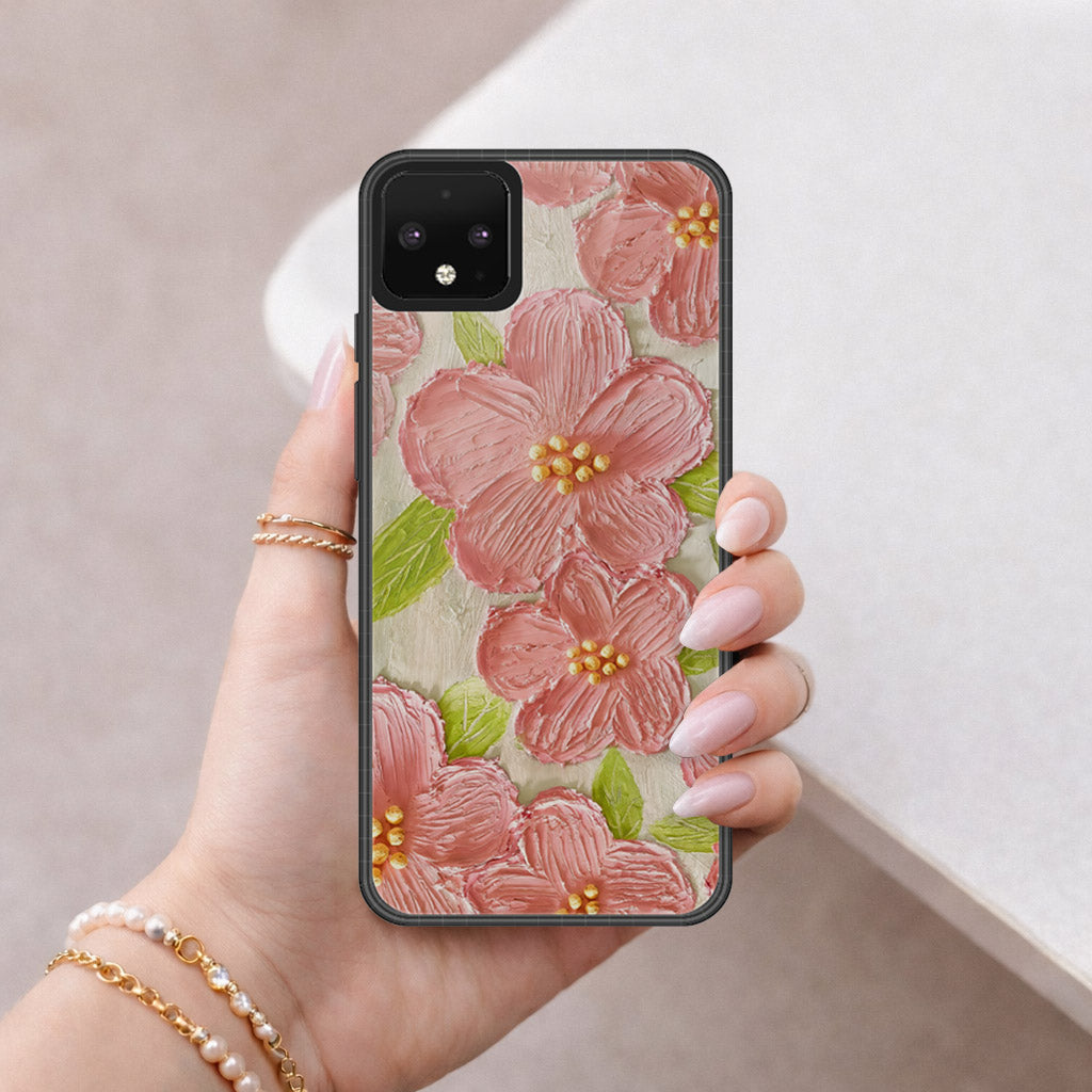 Google Pixel 4 XL Cover - Floral Series 4 - HQ Premium Shine Durable Shatterproof Case
