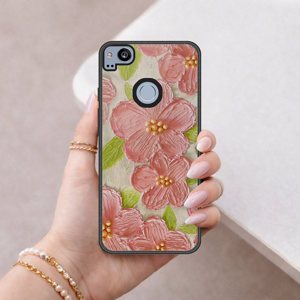 Google Pixel 2 Cover - Floral Series 4 - HQ Premium Shine Durable Shatterproof Case