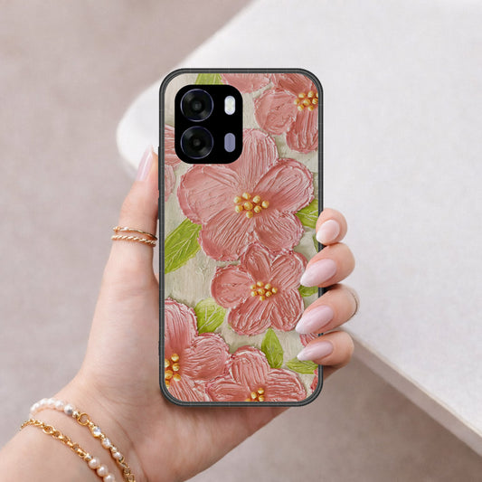 Oppo A6k Cover - Floral Series 4 - HQ Premium Shine Durable Shatterproof Case