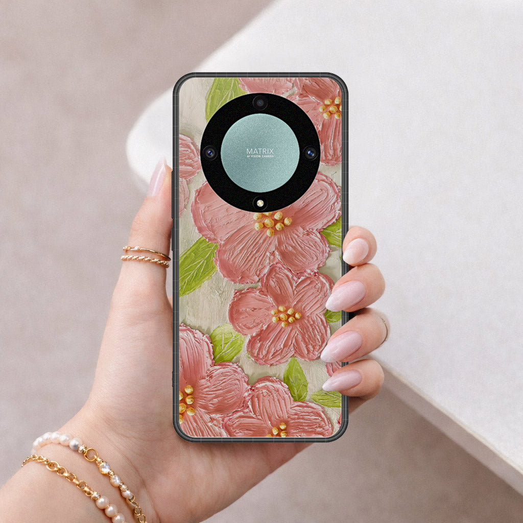 Honor X40 Cover - Floral Series 4 - HQ Premium Shine Durable Shatterproof Case