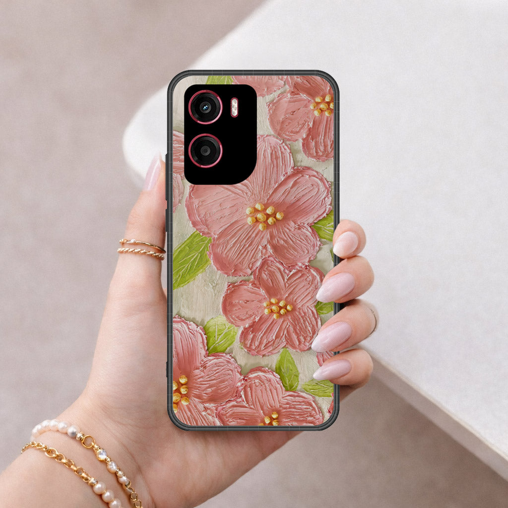 Motorola Moto E15 Cover - Floral Series 4 - HQ Premium Shine Durable Shatterproof Case