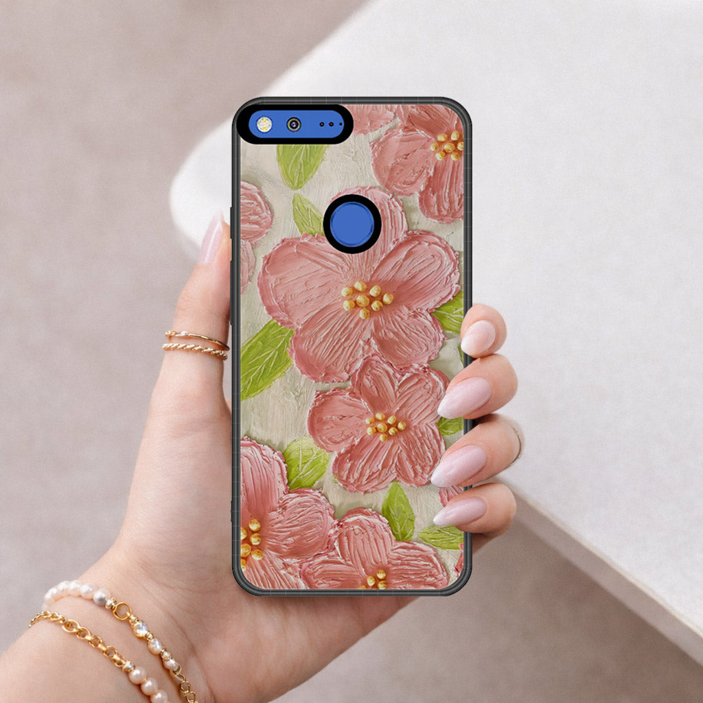 Google Pixel XL Cover - Floral Series 4 - HQ Premium Shine Durable Shatterproof Case