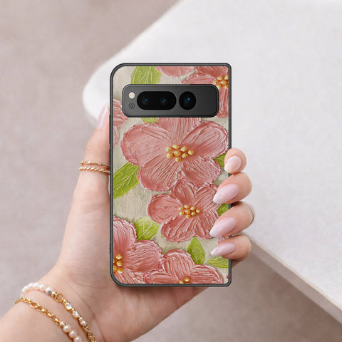 Google Pixel Fold Cover - Floral Series 4 - HQ Premium Shine Durable Shatterproof Case