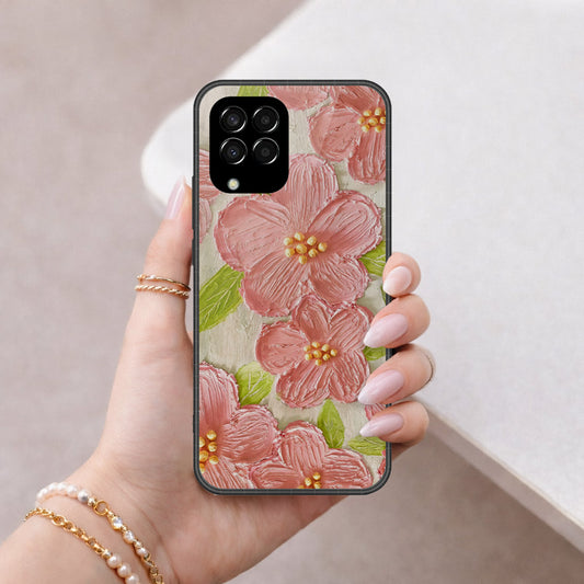 Samsung Galaxy M33 Cover - Floral Series 4 - HQ Premium Shine Durable Shatterproof Case