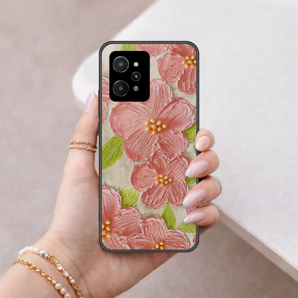 Realme C31 Cover - Floral Series 4 - HQ Premium Shine Durable Shatterproof Case