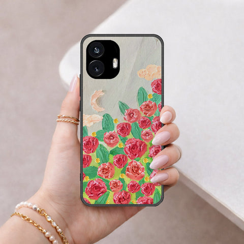 Nothing Phone 2 Cover - Floral Series 4 - HQ Premium Shine Durable Shatterproof Case