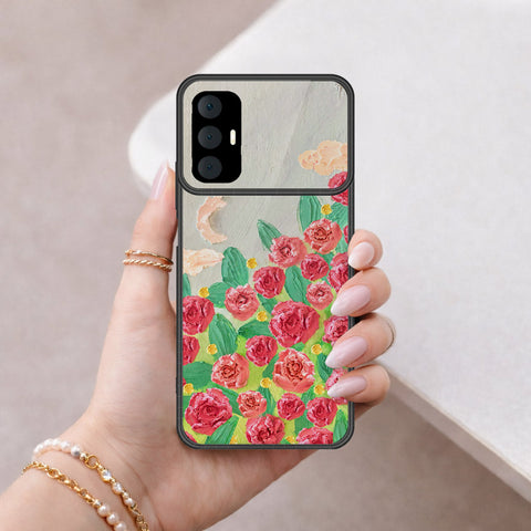 Tecno Spark 8 Pro Cover - Floral Series 4 - HQ Premium Shine Durable Shatterproof Case