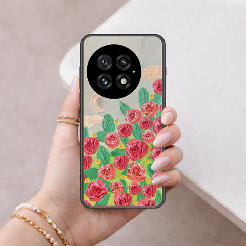 OnePlus 13 Cover - Floral Series 4 - HQ Premium Shine Durable Shatterproof Case
