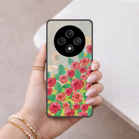 Oppo Reno 12F Cover - Floral Series 4 - HQ Premium Shine Durable Shatterproof Case