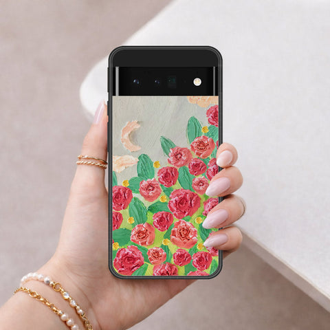 Google Pixel 6 Pro Cover - Floral Series 4 - HQ Premium Shine Durable Shatterproof Case