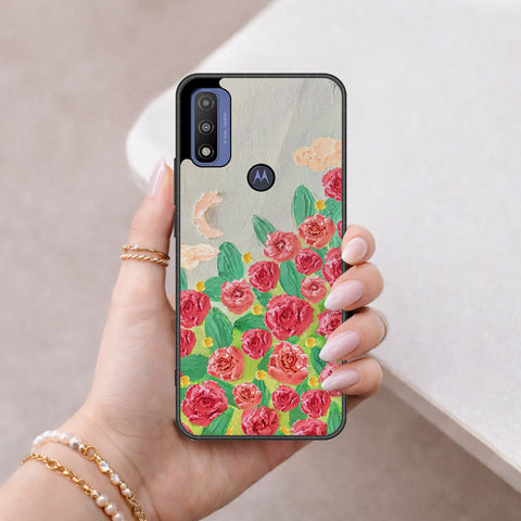 Motorola G Pure 2021 Cover - Floral Series 4 - HQ Premium Shine Durable Shatterproof Case