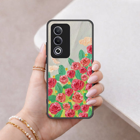 Oppo A80 Cover - Floral Series 4 - HQ Premium Shine Durable Shatterproof Case