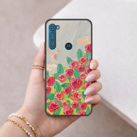 Motorola One Fusion Plus Cover - Floral Series 4 - HQ Premium Shine Durable Shatterproof Case