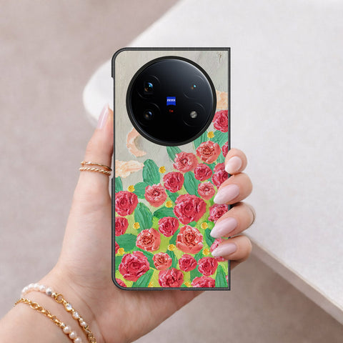 Vivo X Fold 5 Cover - Floral Series 4 - HQ Premium Shine Durable Shatterproof Case