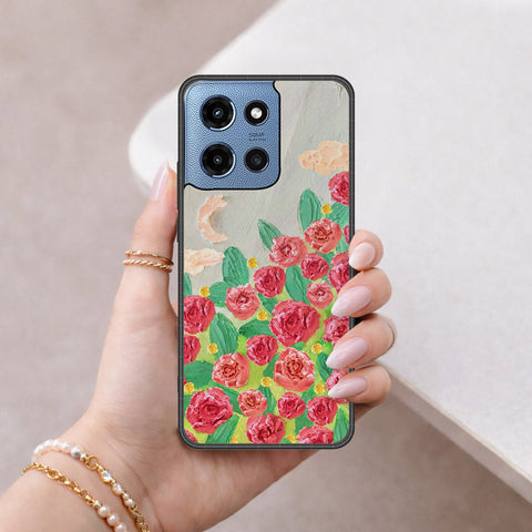 Motorola Moto G (2025) Cover - Floral Series 4 - HQ Premium Shine Durable Shatterproof Case