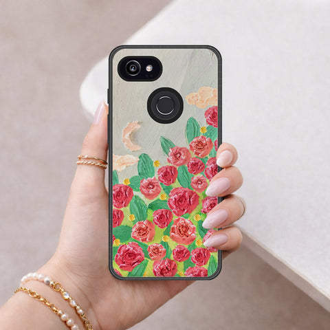 Google Pixel 3 XL Cover - Floral Series 4 - HQ Premium Shine Durable Shatterproof Case