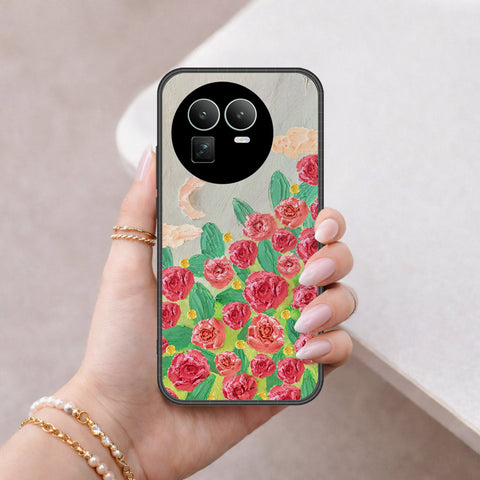 Realme GT 8 (China) Cover - Floral Series 4 - HQ Premium Shine Durable Shatterproof Case