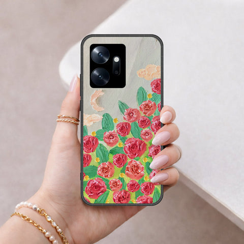 Infinix Zero 20 Cover - Floral Series 4 - HQ Premium Shine Durable Shatterproof Case