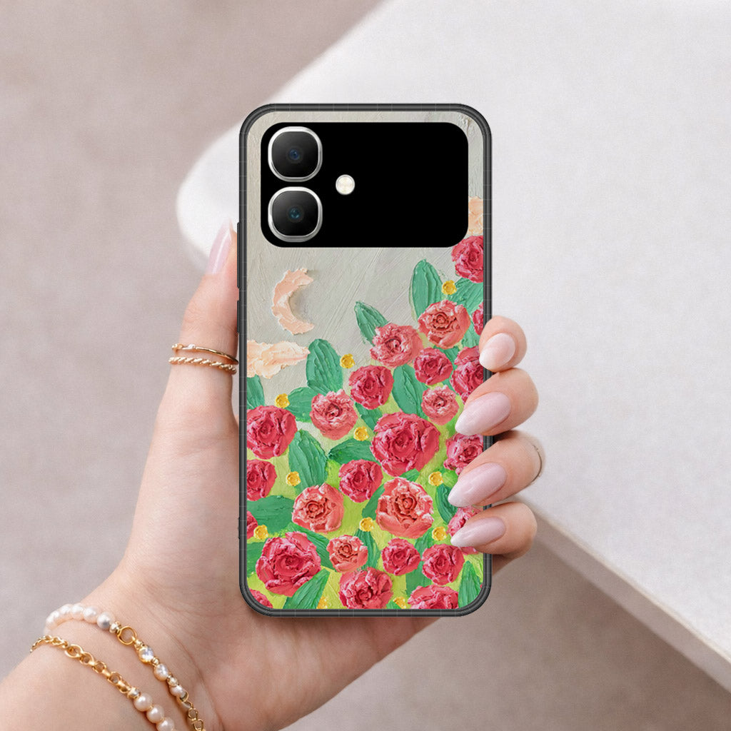 Infinix Smart 20 Cover - Floral Series 4 - HQ Premium Shine Durable Shatterproof Case
