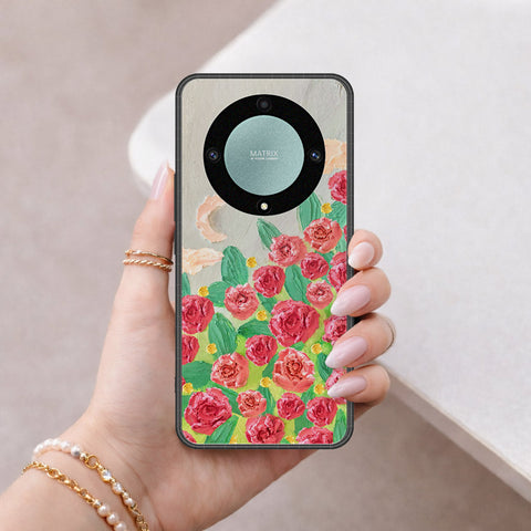 Honor X40 Cover - Floral Series 4 - HQ Premium Shine Durable Shatterproof Case