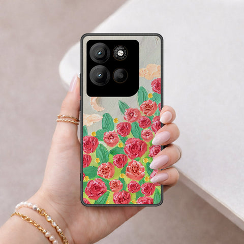 Motorola Moto G15 Cover - Floral Series 4 - HQ Premium Shine Durable Shatterproof Case