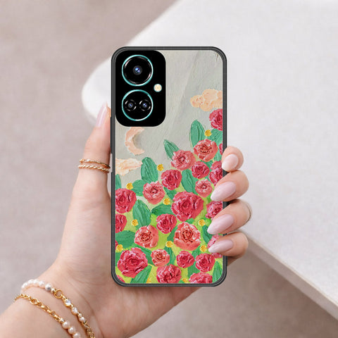 Tecno Camon 19 Pro Mondrian Cover - Floral Series 4 - HQ Premium Shine Durable Shatterproof Case