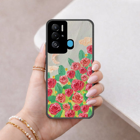 Tecno Pova Neo Cover - Floral Series 4 - HQ Premium Shine Durable Shatterproof Case