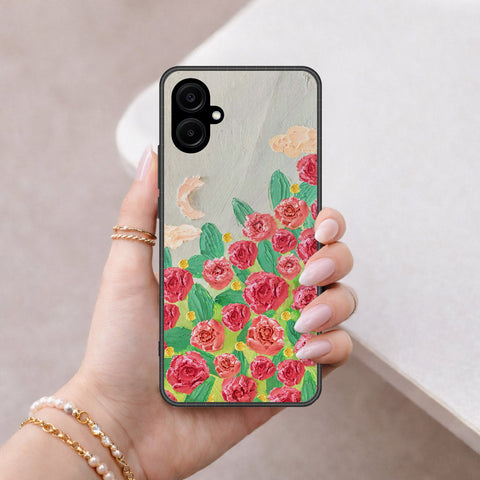 Samsung Galaxy M06 5G Cover - Floral Series 4 - HQ Premium Shine Durable Shatterproof Case