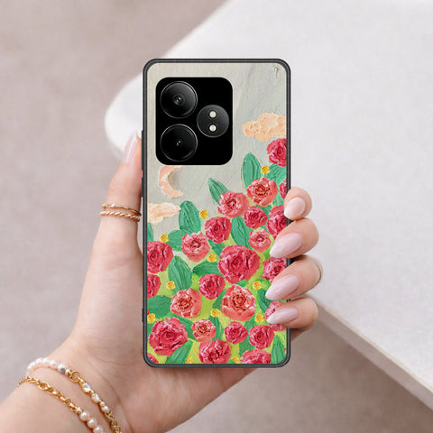 Realme GT Neo 6 Cover - Floral Series 4 - HQ Premium Shine Durable Shatterproof Case