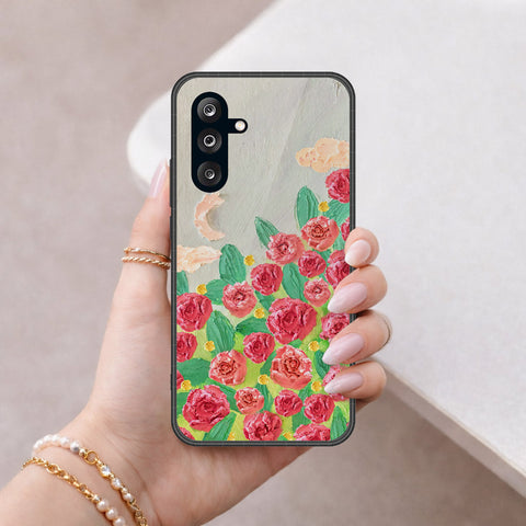 Samsung Galaxy F16 Cover - Floral Series 4 - HQ Premium Shine Durable Shatterproof Case