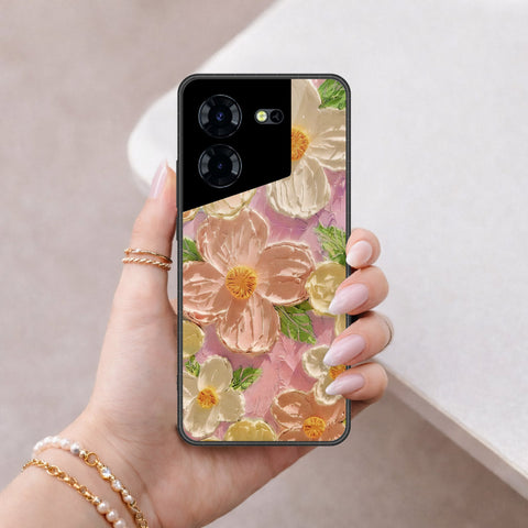 Tecno Pova 5 Cover - Floral Series 4 - HQ Premium Shine Durable Shatterproof Case