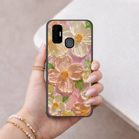 Tecno Spark 7T Cover - Floral Series 4 - HQ Premium Shine Durable Shatterproof Case