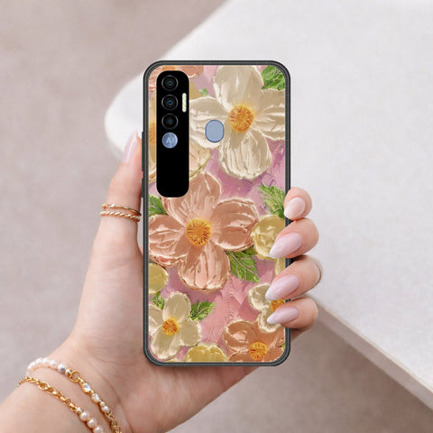 Tecno Spark 7 Pro Cover - Floral Series 4 - HQ Premium Shine Durable Shatterproof Case