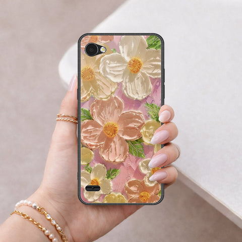 LG Q6 Cover - Floral Series 4 - HQ Premium Shine Durable Shatterproof Case