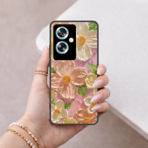 Oppo A2 Cover - Floral Series 4 - HQ Premium Shine Durable Shatterproof Case