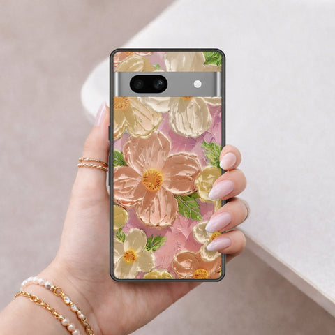Google Pixel 7a Cover - Floral Series 4 - HQ Premium Shine Durable Shatterproof Case