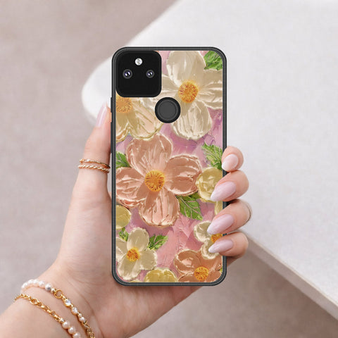 Google Pixel 5a 5G Cover - Floral Series 4 - HQ Premium Shine Durable Shatterproof Case
