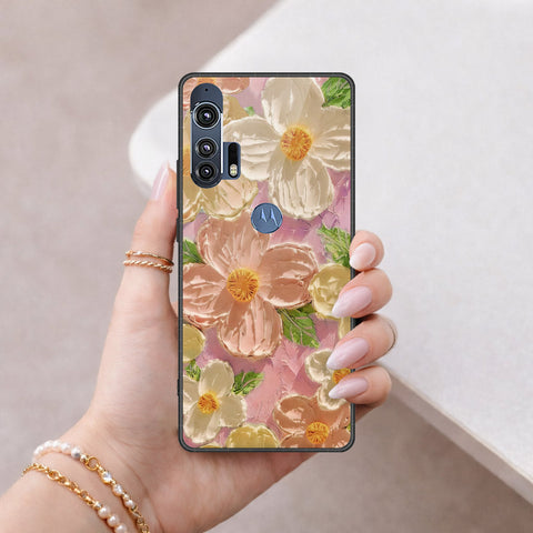 Motorola Edge Plus 2020 Cover - Floral Series 4 - HQ Premium Shine Durable Shatterproof Case