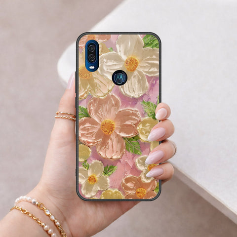 Motorola P40 Cover - Floral Series 4 - HQ Premium Shine Durable Shatterproof Case