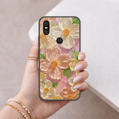 Motorola One Cover - Floral Series 4 - HQ Premium Shine Durable Shatterproof Case