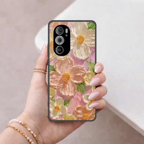 Motorola Edge x30 Cover - Floral Series 4 - HQ Premium Shine Durable Shatterproof Case