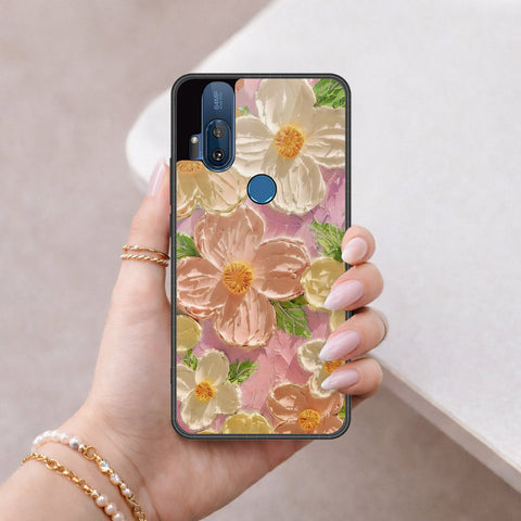 Motorola One Hyper Cover - Floral Series 4 - HQ Premium Shine Durable Shatterproof Case