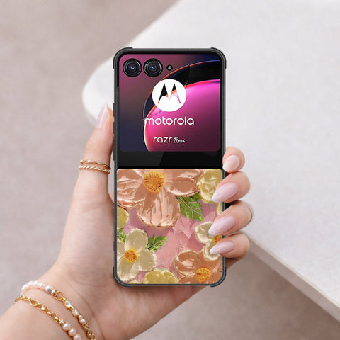 Motorola Razr 40 Ultra Cover - Floral Series 4 - HQ Premium Shine Durable Shatterproof Case