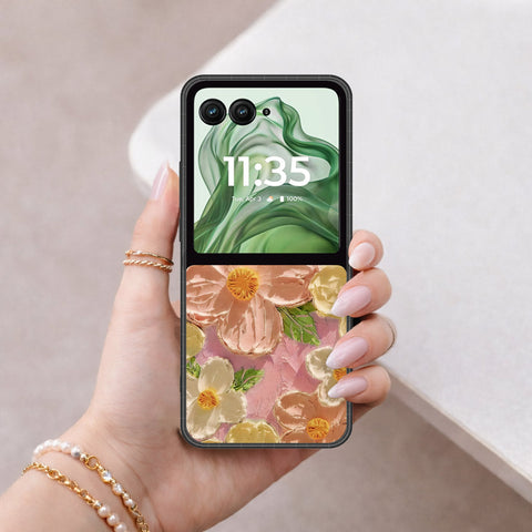Motorola Razr Plus 2024 Cover - Floral Series 4 - HQ Premium Shine Durable Shatterproof Case