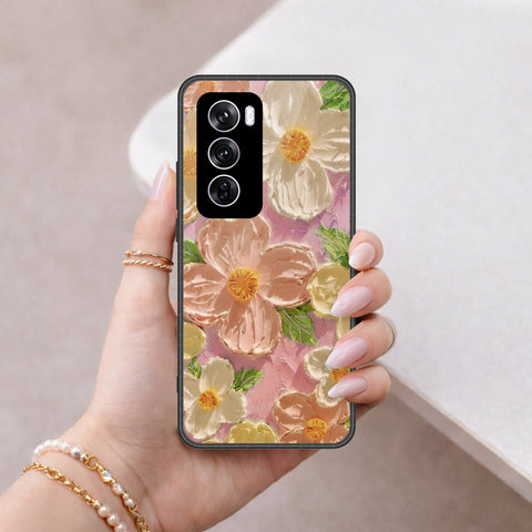 Oppo Reno 12 Pro Cover - Floral Series 4 - HQ Premium Shine Durable Shatterproof Case