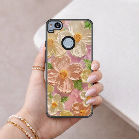 Google Pixel 2 Cover - Floral Series 4 - HQ Premium Shine Durable Shatterproof Case